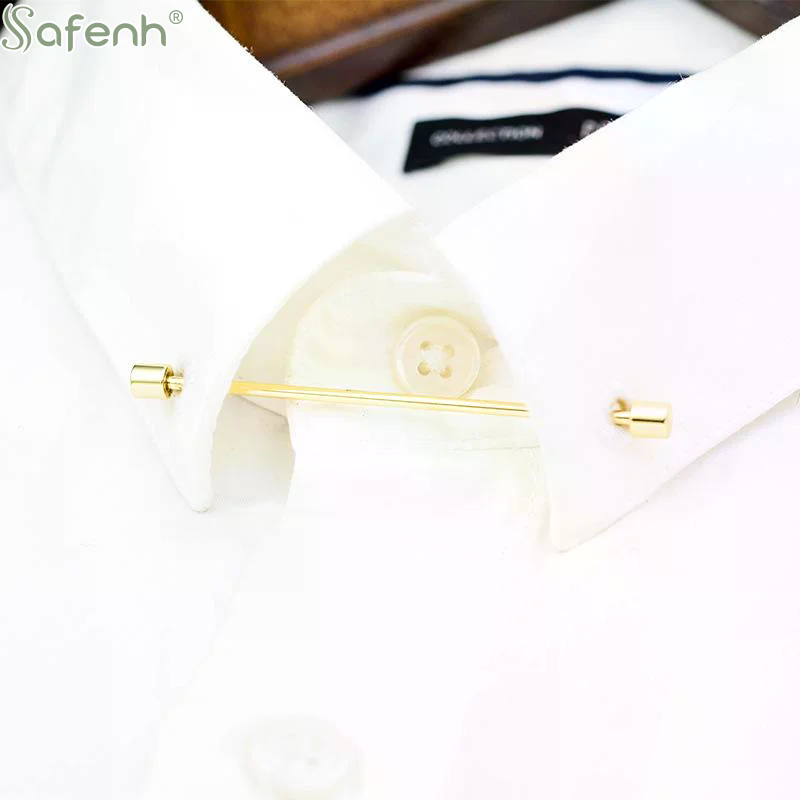Shirt Collar Bar Cylinder Scre - огляд і ціна Men Formal Party Wear Shirt