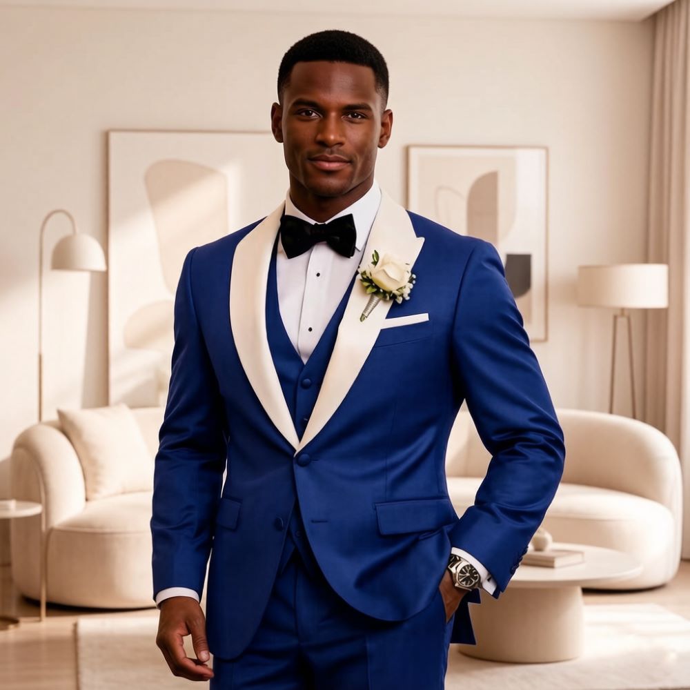 3 Pieces Formal Men Suits Peak - огляд і ціна Men'S Formal Wear For Reception
