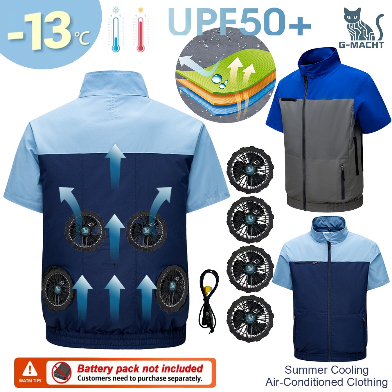 G-MACHT Men Summer Anti-Heat C - огляд і ціна Men Formal Wear Clothes