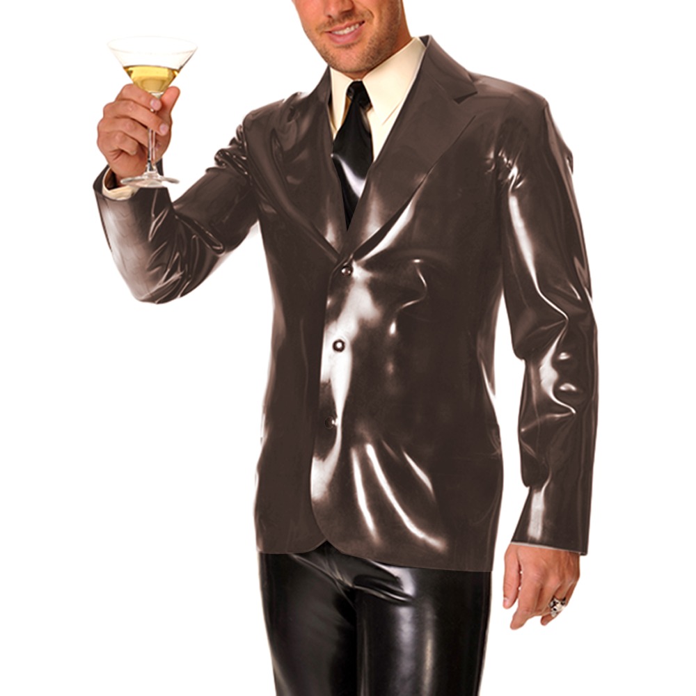 Men's Long Sleeve Vinyl PVC Le - огляд і ціна Men Formal Wear Look