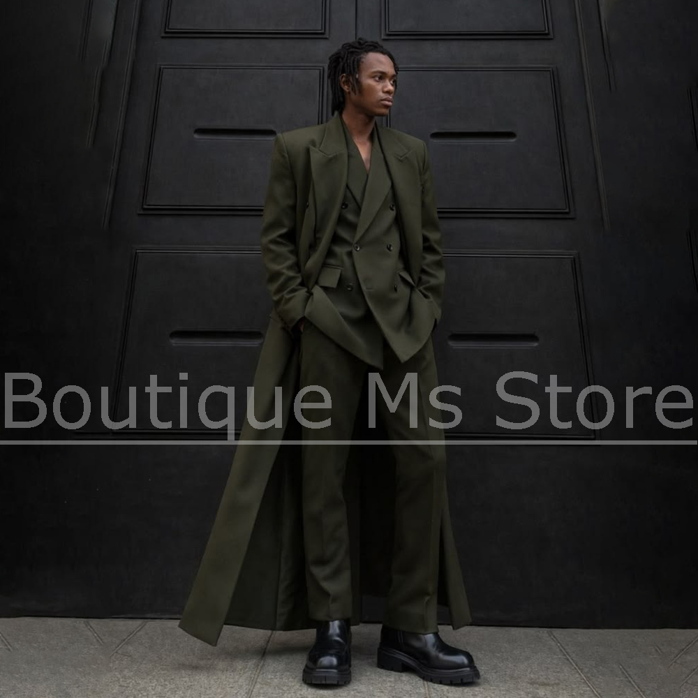 Men Long Suit Three Piece Over - огляд і ціна Men'S Hip Formal Wear
