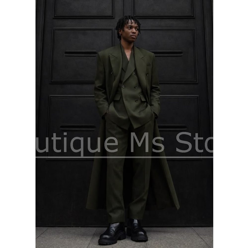 Men Long Suit Three Piece Over - огляд і ціна Men'S Hip Formal Wear