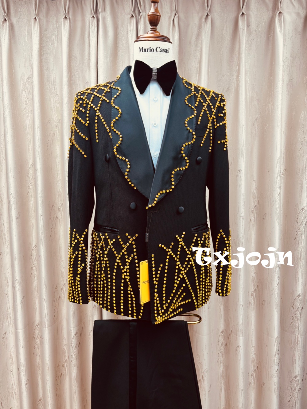 Man Exquisite Beaded Suit Set  - огляд і ціна Men Formal Wear Clothes