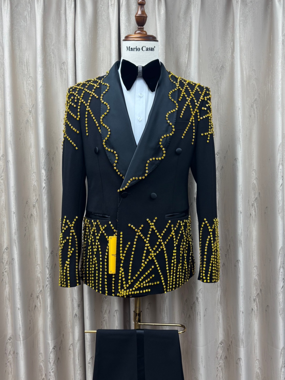 Man Exquisite Beaded Suit Set  - огляд і ціна Men Formal Wear Clothes