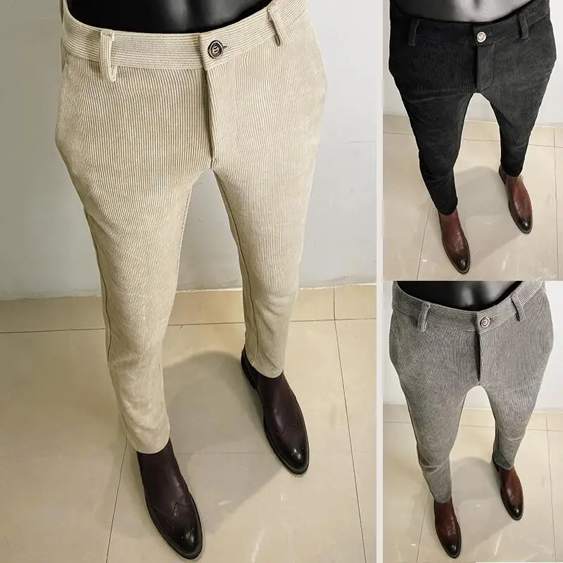 Autumn Winter Thickened Woolen - огляд і ціна Men Formal Wear Dress