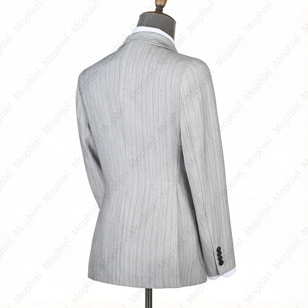 Mophiel Light Grey Men Suits S - огляд і ціна Men'S Formal Wear For Office