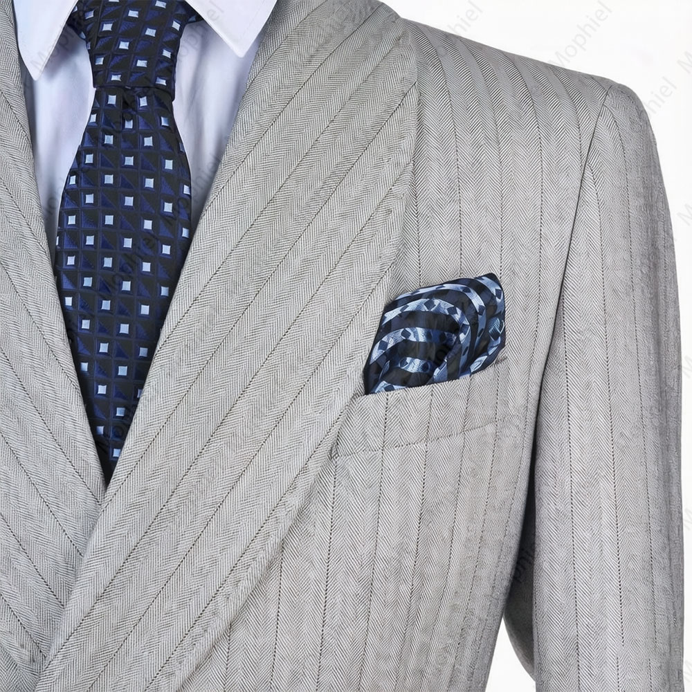 Mophiel Light Grey Men Suits S - огляд і ціна Men'S Formal Wear For Office