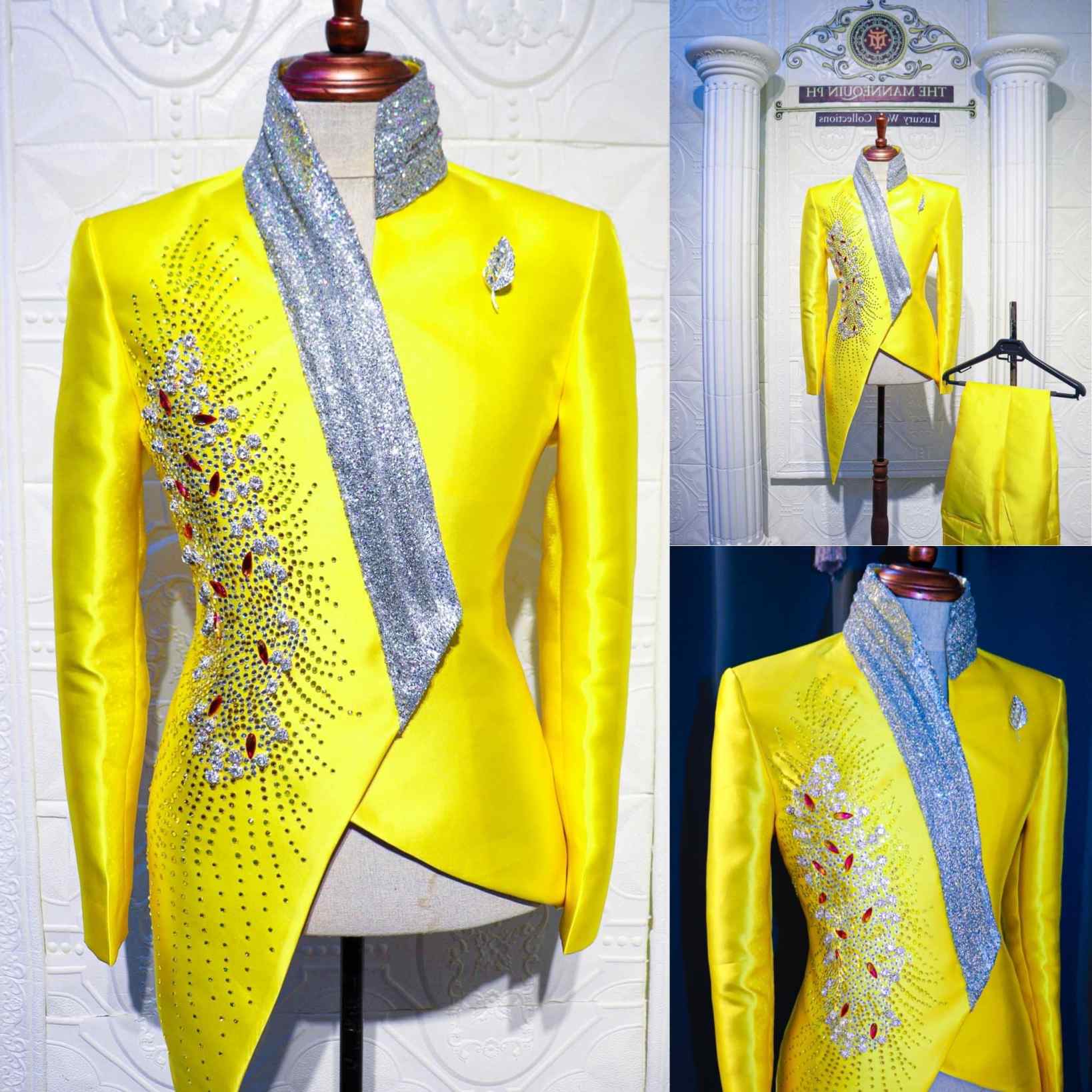 Fashion Yellow Wedding Tuxedos - огляд і ціна Unique Men'S Formal Wear