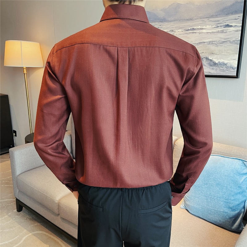 100% Lyocell Breathable Shirts - огляд і ціна Men Formal Wear Clothes