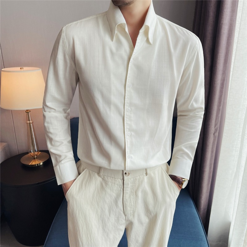 100% Lyocell Breathable Shirts - огляд і ціна Men Formal Wear Clothes