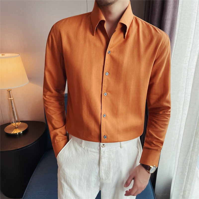 100% Lyocell Breathable Shirts - огляд і ціна Men Formal Wear Clothes