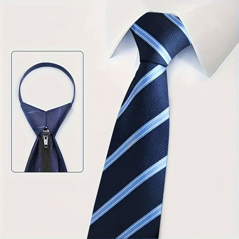 6Pcs Men's Zip Tie Ties 8cm (3 - огляд і ціна Men Formal Wear With Tie