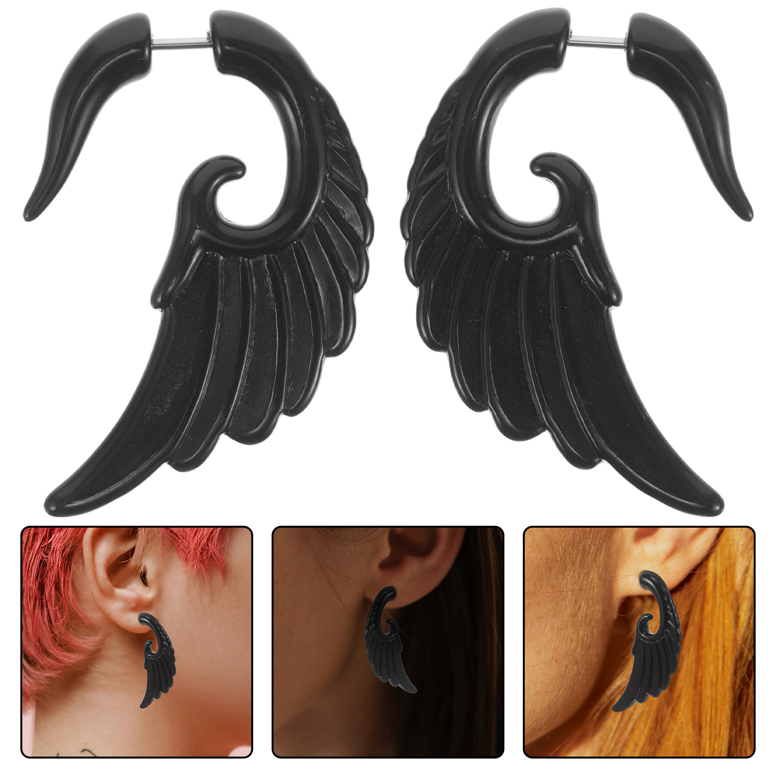 1Pair Acrylic Men Earrings Sle - огляд і ціна Men'S Hip Formal Wear