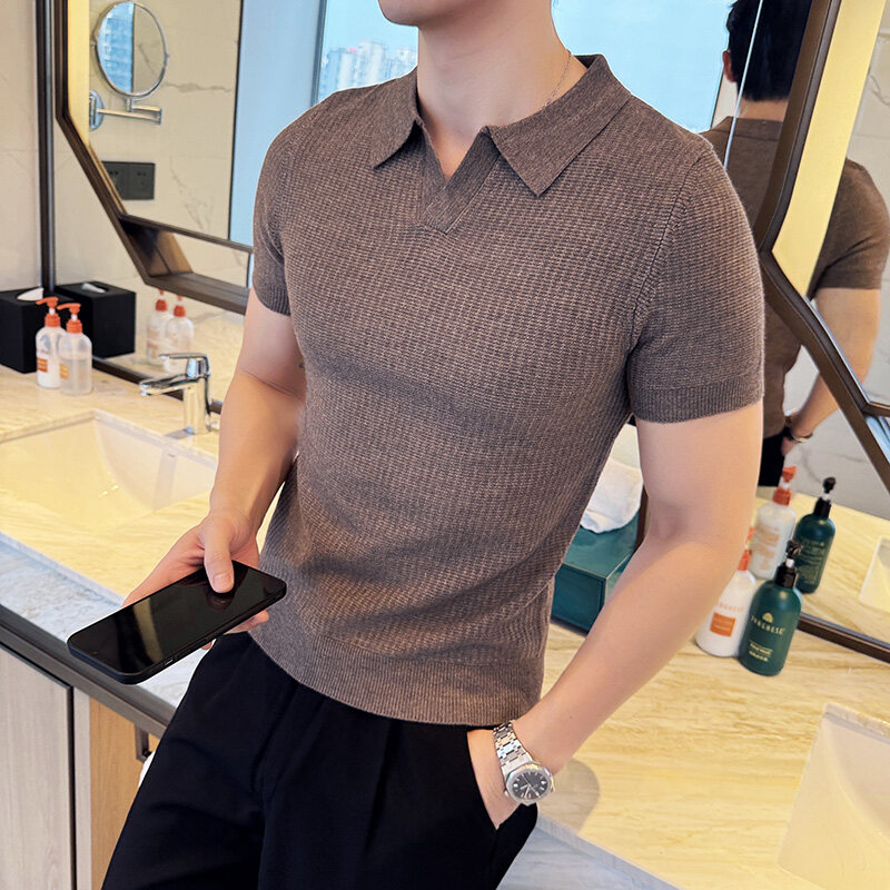 Men's Slim Fit Polo Collar Jac - огляд і ціна Men'S Polo Formal Wear