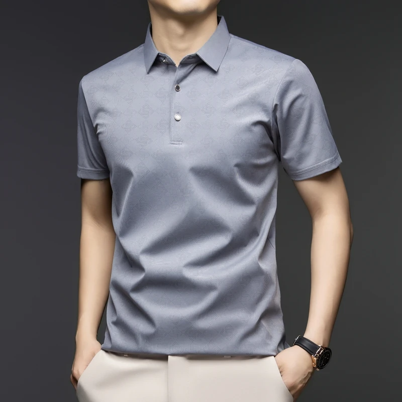 Mens Business Polo Shirt Short - огляд і ціна Men'S Polo Formal Wear