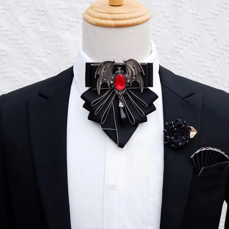 Men's Bow Tie Brooch Set Briti - огляд і ціна Men Formal Wear With Tie