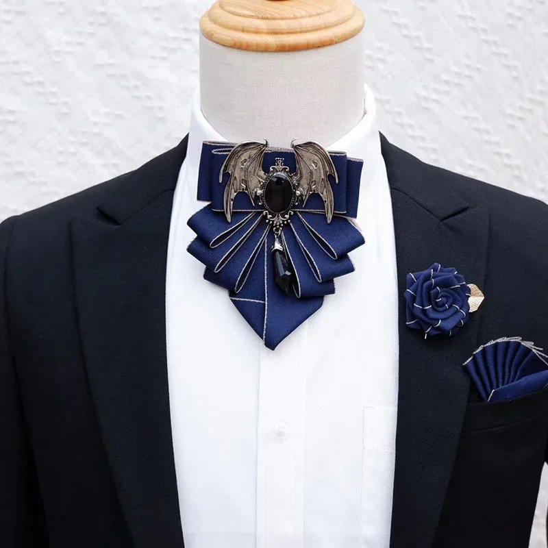 Men's Bow Tie Brooch Set Briti - огляд і ціна Men Formal Wear With Tie