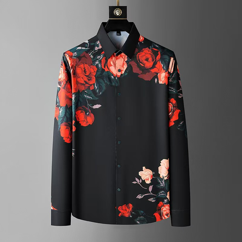 Luxury High Quality Mens Vinta - огляд і ціна Men Formal Party Wear Shirt