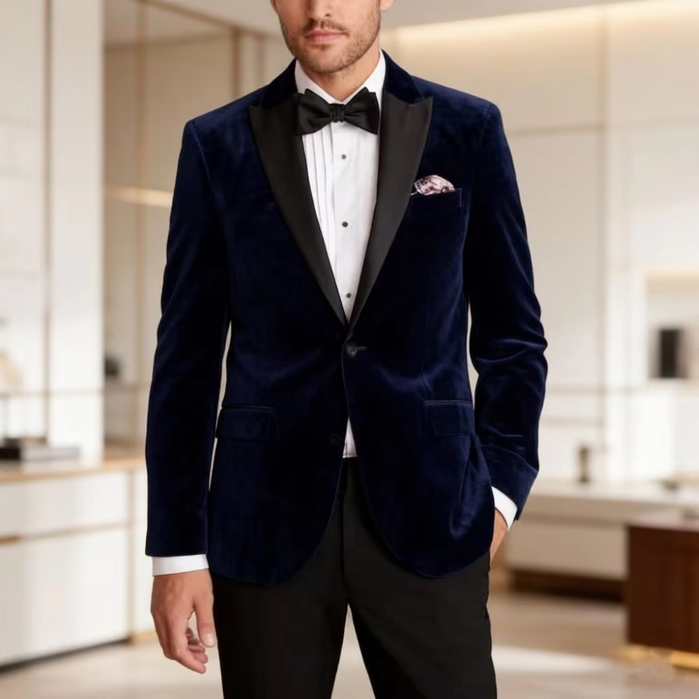 Velvet Blazer Suit Formal for  - огляд і ціна Men'S Formal Wear For Reception