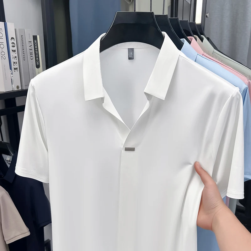Office formal short sleeve shi - огляд і ціна Men'S Polo Formal Wear