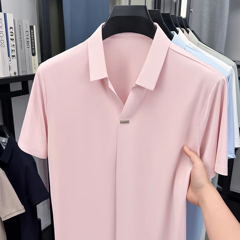 Office formal short sleeve shi - огляд і ціна Men'S Polo Formal Wear