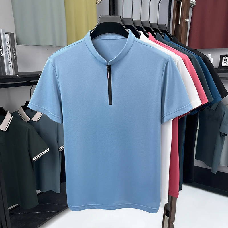 Mens Business Formal Half Zip  - огляд і ціна Men'S Polo Formal Wear