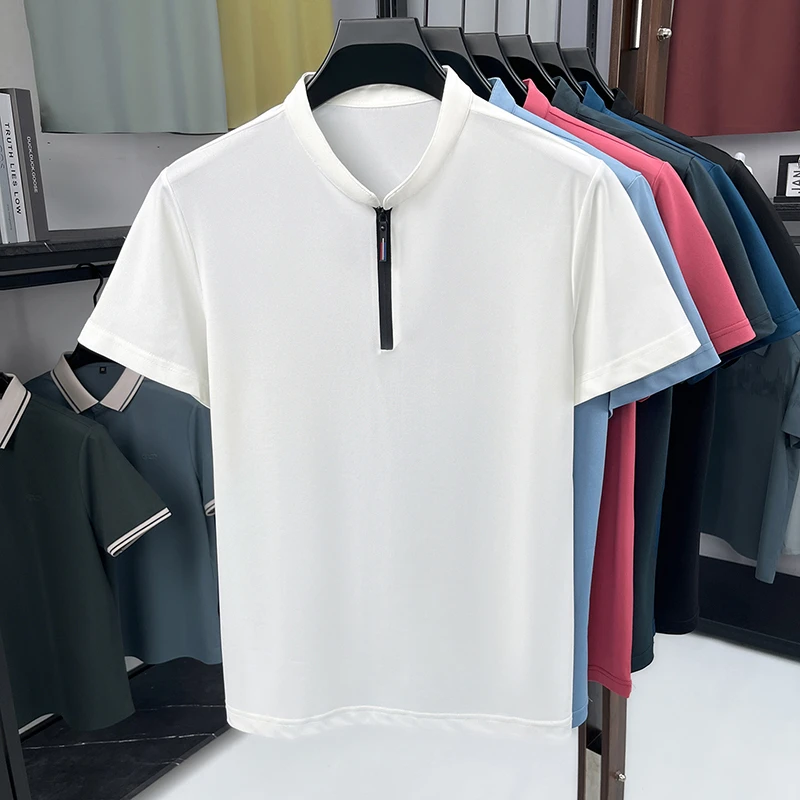 Mens Business Formal Half Zip  - огляд і ціна Men'S Polo Formal Wear
